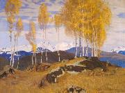 Adrian Scott Stokes Autumn in the Mountains painting